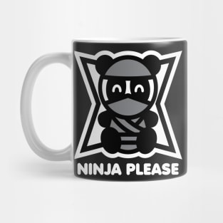 Ninja Please Bambu Brand Classic Panda Stars Skills Ninjutsu Japanese Martial Arts Training Mug